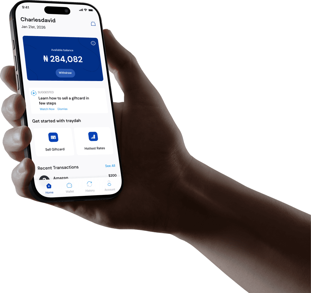 Traydah App on Mobile Device